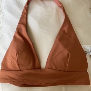 Halter neck bikini top